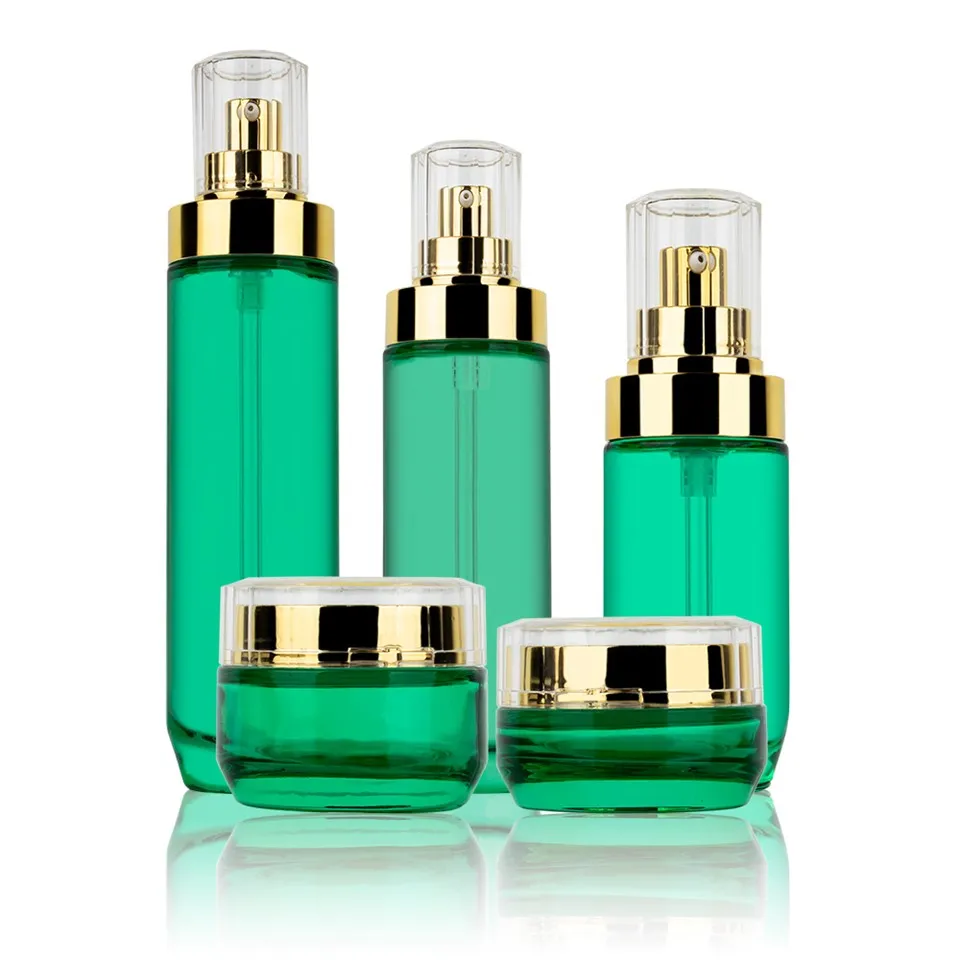 Smrznute boce od zelenog stakla